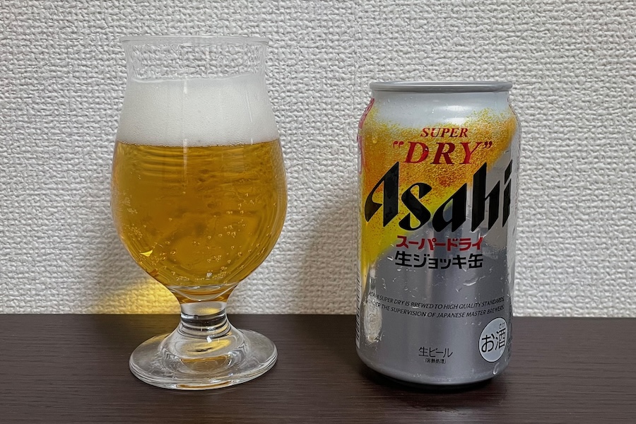 【Beer】スーパードライ 生ジョッキ缶 - 注がなくとも泡が出る缶ビール。味は甘めでまろやか【Japan】